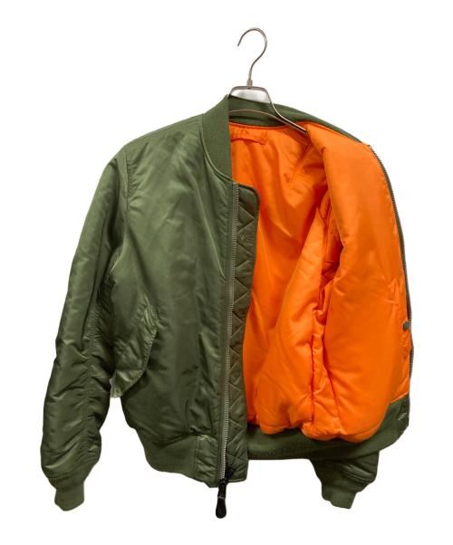 ALPHA（アルファ）ALPHA (アルファ) MA-1ジャケット/アルファ/J-82790J グリーン サイズ:Ｍの古着・服飾アイテム