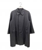 Burberry'sバーバリーズ）の古着「ウールシルクライナー付ステンカラーコート/バーバリーズ/プレステージコレクション」｜ネイビー