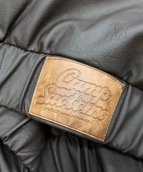 saotome & camp（サオトメアンドキャンプ）saotome & camp (サオトメアンドキャンプ) エコレザージャケット ブラウン サイズ:Ｍの古着・服飾アイテム