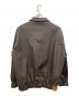 saotome & camp (サオトメアンドキャンプ) エコレザージャケット ブラウン サイズ:Ｍ：6000円