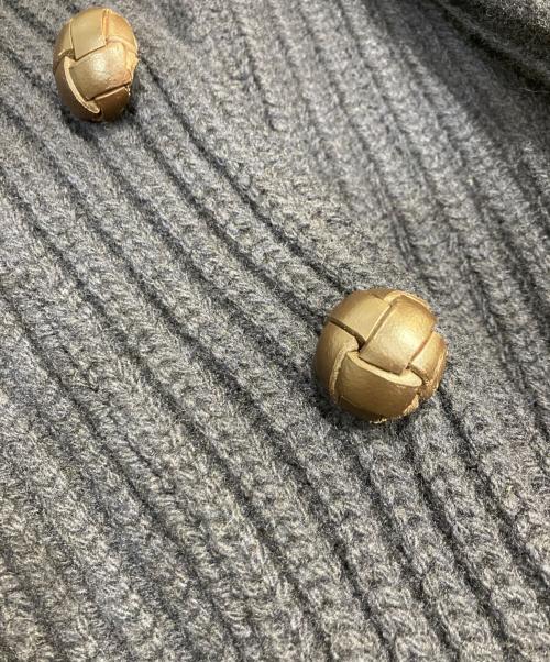 Mc George OF SCOTLAND（マックジョージ）Mc George OF SCOTLAND (マックジョージ) ウールカシミヤショールカラーカーディガン　MC GEORGE OF SCOTLAND　A0305/2/14 ネイビー サイズ:40の古着・服飾アイテム