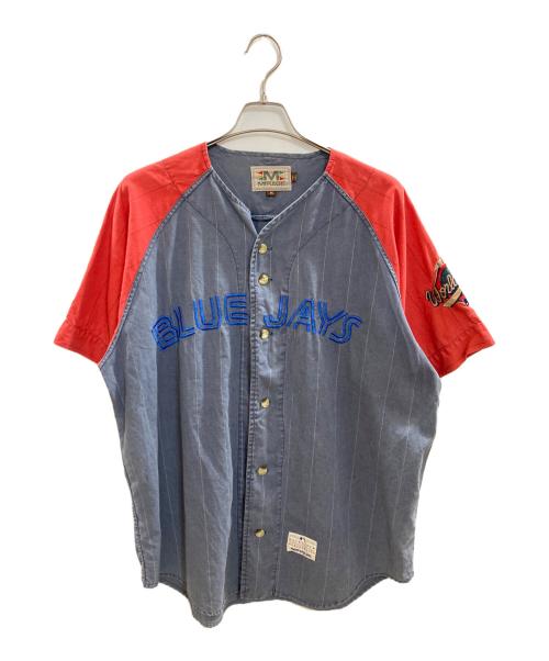MIRAGE（ミラージュ）MIRAGE (ミラージュ) ゲームシャツ/ミラージュ/BLUE JAYS ネイビー サイズ:Ｍの古着・服飾アイテム