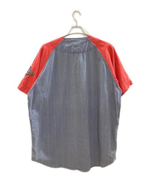 MIRAGE（ミラージュ）MIRAGE (ミラージュ) ゲームシャツ/ミラージュ/BLUE JAYS ネイビー サイズ:Ｍの古着・服飾アイテム