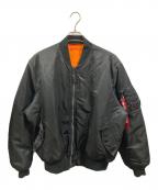 ALPHAアルファ）の古着「MA-1ジャケット/アルファ/2000-401」｜ブラック