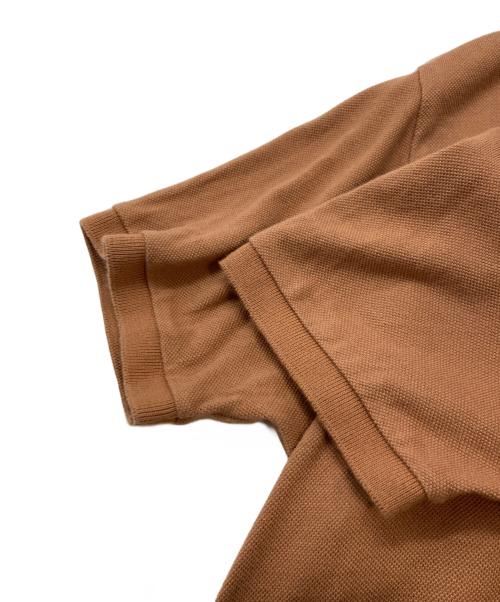 LACOSTE（ラコステ）LACOSTE (ラコステ) 鹿の子地マキシ丈ドレス/ラコステ/EF571LJ ブラウン サイズ:36の古着・服飾アイテム