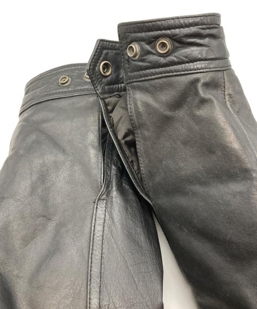 古着（フルギ）古着 (フルギ) 中綿入りレザージャケット ブラック サイズ:LLの古着・服飾アイテム