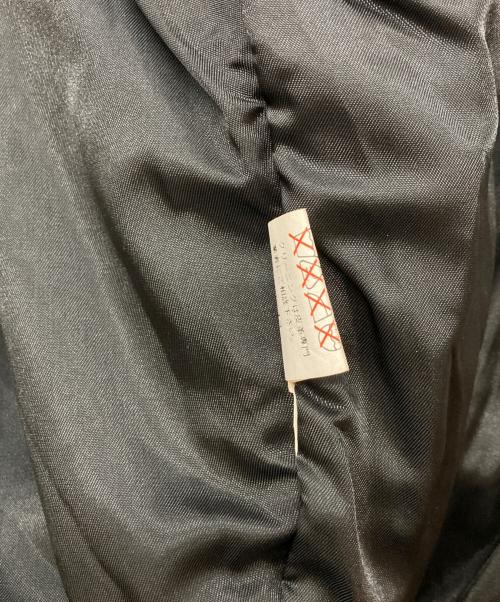 古着（フルギ）古着 (フルギ) 中綿入りレザージャケット ブラック サイズ:LLの古着・服飾アイテム