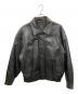 古着（フルギ）の古着「中綿入りレザージャケット」｜ブラック