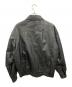 古着 (フルギ) 中綿入りレザージャケット ブラック サイズ:LL：6000円