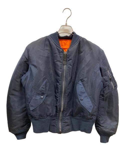 ALPHA（アルファ）ALPHA (アルファ) MA-1ジャケット/アルファ/mil-j-82790j/USA製 ネイビー サイズ:Sの古着・服飾アイテム