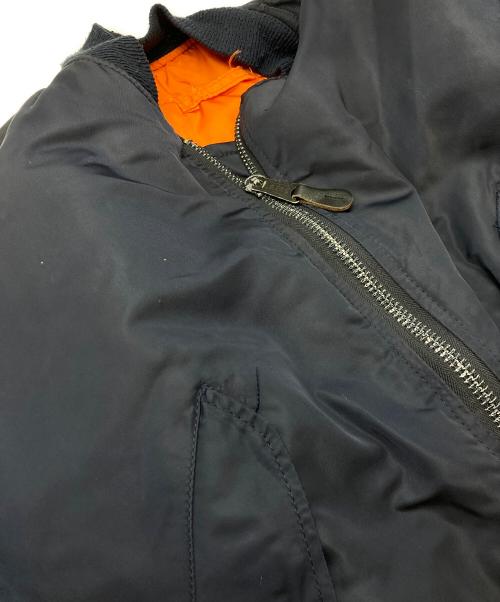 ALPHA（アルファ）ALPHA (アルファ) MA-1ジャケット/アルファ/mil-j-82790j/USA製 ネイビー サイズ:Sの古着・服飾アイテム