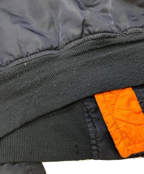 ALPHA（アルファ）ALPHA (アルファ) MA-1ジャケット/アルファ/mil-j-82790j/USA製 ネイビー サイズ:Sの古着・服飾アイテム