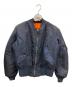 ALPHA（アルファ）の古着「MA-1ジャケット/アルファ/mil-j-82790j/USA製」｜ネイビー
