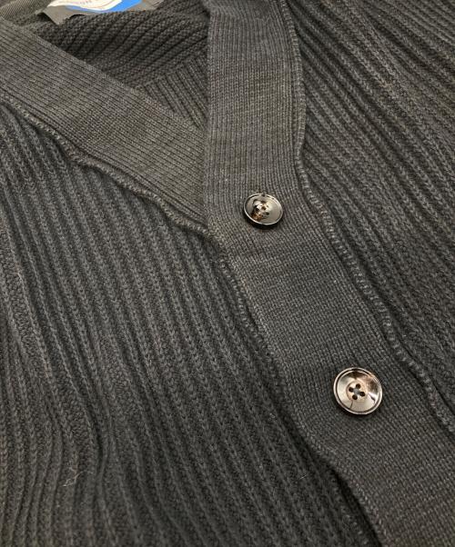 MAISON SPECIAL（メゾンスペシャル）MAISON SPECIAL (メゾンスペシャル) サイドジップニットカーディガン　メゾンスペシャル　11242361335　Prime-Over Side Zip Rib V-Neck Knit Cardigan　 ブラック サイズ:1の古着・服飾アイテム