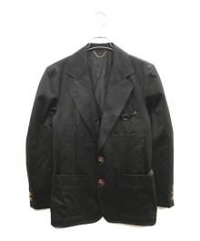 LOUIS VUITTON（ルイ ヴィトン）の古着「ウェストベルト付き テーラードジャケット　LOUIS VUITTON　RM061 MIJA61CU7」｜ブラック