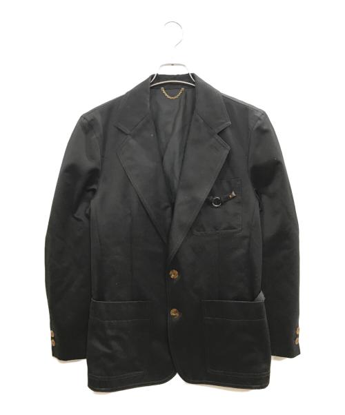 LOUIS VUITTON（ルイ ヴィトン）LOUIS VUITTON (ルイ ヴィトン) ウェストベルト付き テーラードジャケット　LOUIS VUITTON　RM061 MIJA61CU7 ブラック サイズ:50の古着・服飾アイテム