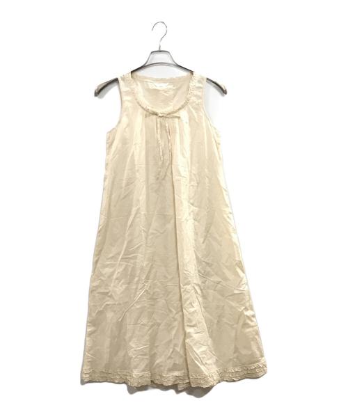 PINK HOUSE（ピンクハウス）PINK HOUSE (ピンクハウス) ノースリーブワンピース アイボリー サイズ:表記なしの古着・服飾アイテム