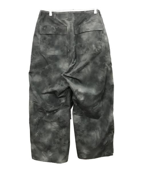 soerte（ソエルテ）soerte (ソエルテ) Total pattern military wide cargo pants グレー サイズ:3の古着・服飾アイテム