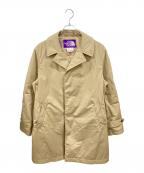 THE NORTHFACE PURPLELABELザ・ノースフェイス パープルレーベル）の古着「ステンカラーコート　ザ・ノースフェイス パープルレーベル　NY2071N」｜ベージュ