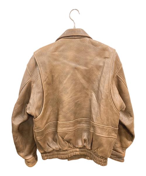 DEUX2C（デュークスツーシー）DEUX2C (デュークスツーシー) レザージャケット　デュークスツーシー ブラウン サイズ:Ｍの古着・服飾アイテム