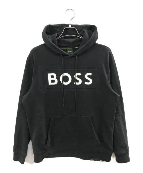 BOSS（ボス）BOSS (ボス) プルオーバーパーカー　BOSS ブラック サイズ:Ｌの古着・服飾アイテム