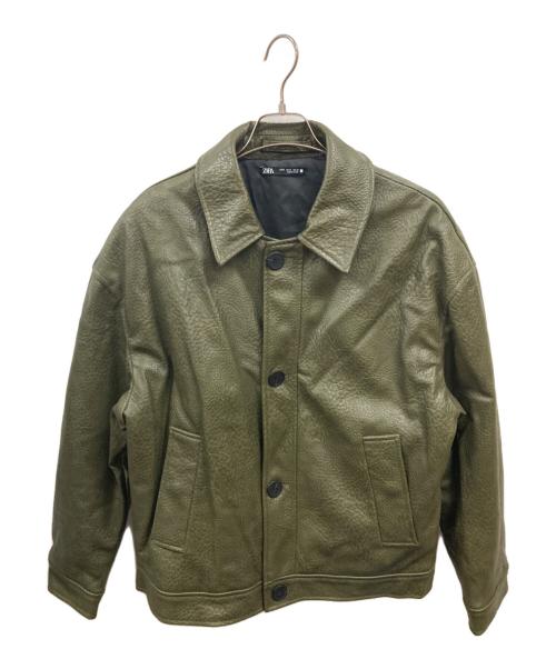 ZARA（ザラ）ZARA (ザラ) ジャケット　ザラ カーキ サイズ:Ｍの古着・服飾アイテム