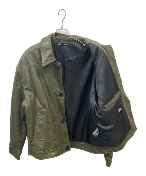 ZARA（ザラ）ZARA (ザラ) ジャケット　ザラ カーキ サイズ:Ｍの古着・服飾アイテム