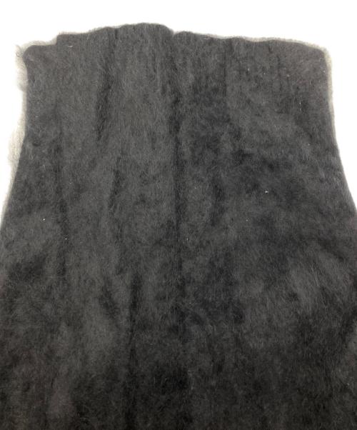 pas de calais（パドカレ）pas de calais (パドカレ) ラクーンカーディガン ブラック サイズ:36の古着・服飾アイテム