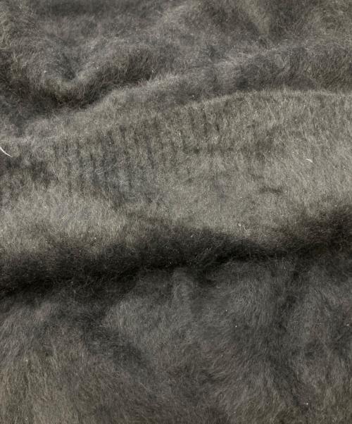 pas de calais（パドカレ）pas de calais (パドカレ) ラクーンカーディガン ブラック サイズ:36の古着・服飾アイテム