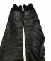 中古・古着 RICK OWENS (リックオウエンス) ハイネックレザージャケット　RICK OWENS　RU4761　CRUST期09AW ブラック サイズ:XS：43000円