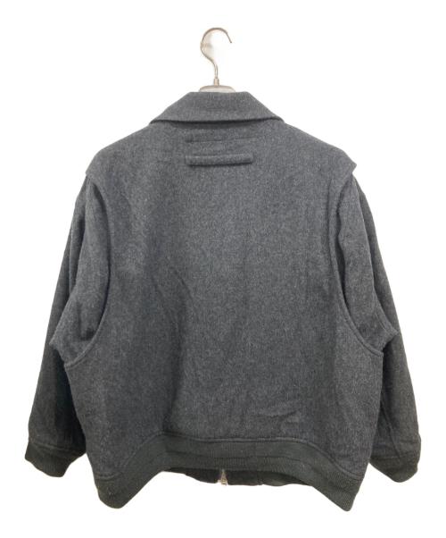 ONE FIFTH（ワンフィフス）one fifth (ワンフィフス) ウール混ブルゾン　ワンフィフス　 グレー サイズ:3の古着・服飾アイテム