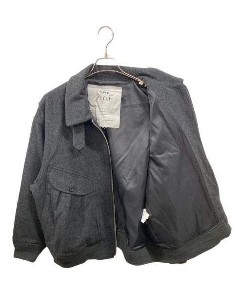 ONE FIFTH（ワンフィフス）one fifth (ワンフィフス) ウール混ブルゾン　ワンフィフス　 グレー サイズ:3の古着・服飾アイテム