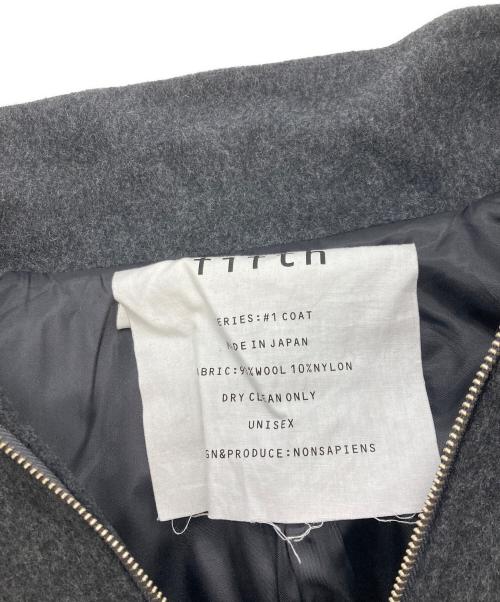 ONE FIFTH（ワンフィフス）one fifth (ワンフィフス) ウール混ブルゾン　ワンフィフス　 グレー サイズ:3の古着・服飾アイテム