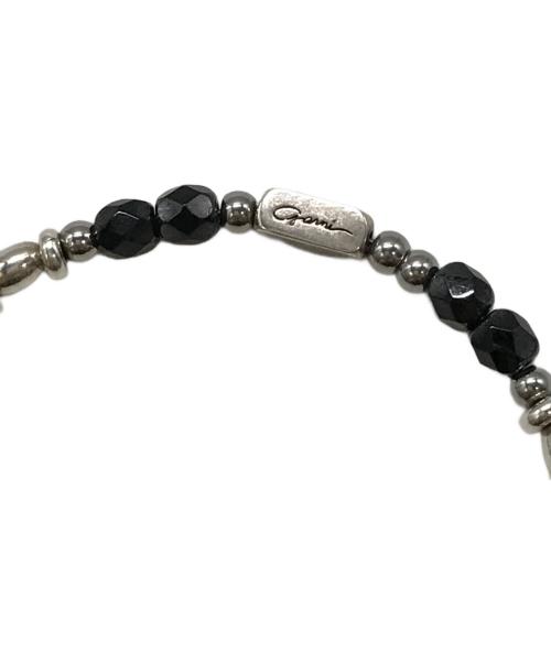 GARNI（ガルニ）GARNI (ガルニ) Pebble Bracelet　GARNI シルバー×ブラックの古着・服飾アイテム