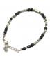 GARNI (ガルニ) Pebble Bracelet　GARNI シルバー×ブラック：10000円
