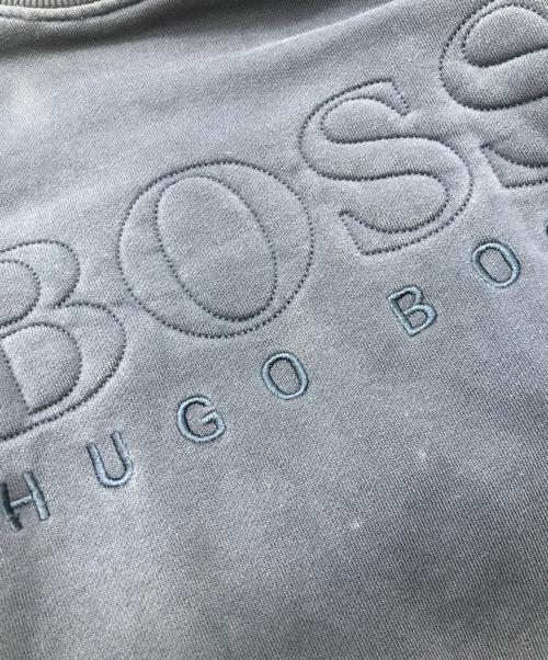 HUGO BOSS（ヒューゴ ボス）HUGO BOSS (ヒューゴ ボス) ロゴスウェット　HUGO BOSS ネイビー サイズ:XLの古着・服飾アイテム