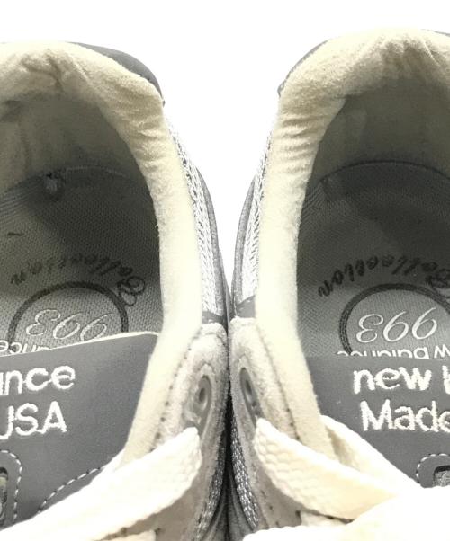 NEW BALANCE（ニューバランス）NEW BALANCE (ニューバランス) ローカットスニーカー　NEW BALANCE　MR993GL グレー サイズ:28.5cmの古着・服飾アイテム