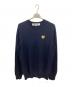 PLAY COMME des GARCONS（プレイコムデギャルソン）の古着「Vネックニット　プレイコムデギャルソン　AZ-N048　AD2020/9」｜ネイビー