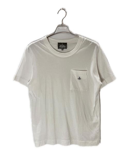 Vivienne Westwood man（ヴィヴィアン ウェストウッド マン）Vivienne Westwood man (ヴィヴィアン ウェストウッド マン) ポケットTシャツ/ヴィヴィアン ウェストウッド マン/VW-LP-86449 ホワイト サイズ:44の古着・服飾アイテム