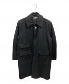 LA MER MA MAISONラメルマメゾン）の古着「SINGLE BALMACAAN COAT」｜ブラック