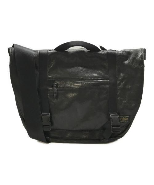 PORTER（ポーター）PORTER (ポーター) ZOOM MESSENGER BAG ブラックの古着・服飾アイテム