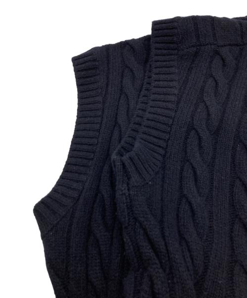 BRILL（ブリル）BRILL (ブリル) ニットベスト ネイビー サイズ:Freeの古着・服飾アイテム