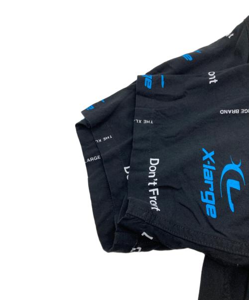 X-LARGE（エクストララージ）X-LARGE (エクストララージ) 半袖シャツ/エクストララージ/01191407 ブラック×ブルー サイズ:XLの古着・服飾アイテム