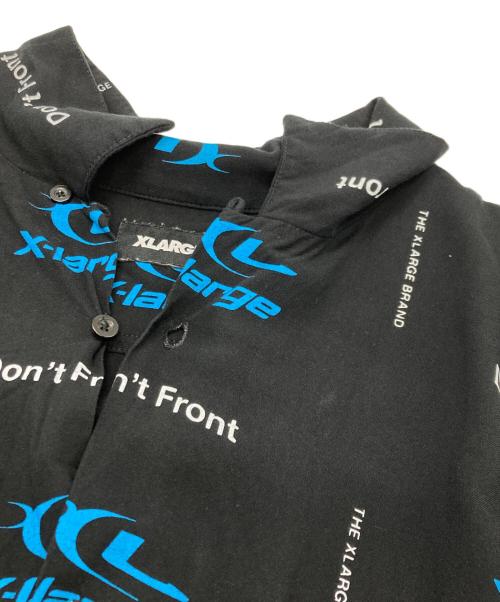 X-LARGE（エクストララージ）X-LARGE (エクストララージ) 半袖シャツ/エクストララージ/01191407 ブラック×ブルー サイズ:XLの古着・服飾アイテム