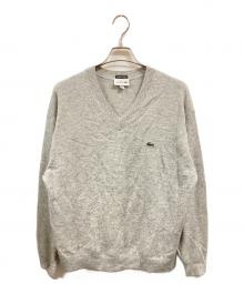 LACOSTE（ラコステ）の古着「Vネックニット/BEAUTY&YOUTH別注/ラコステ/AH008J」｜グレー