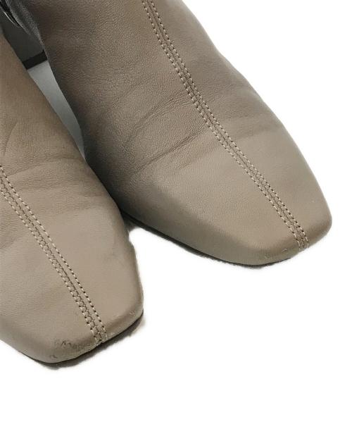 HIMIKO（ヒミコ）HIMIKO (ヒミコ) シープレザーストレッチブーツ　621404　　HIMIKO　 ブラウン サイズ:24cmの古着・服飾アイテム