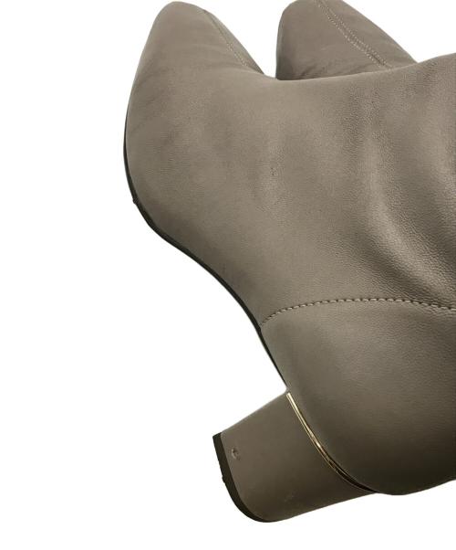 HIMIKO（ヒミコ）HIMIKO (ヒミコ) シープレザーストレッチブーツ　621404　　HIMIKO　 ブラウン サイズ:24cmの古着・服飾アイテム