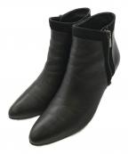 HIMIKOヒミコ）の古着「サイドファスナーブーツ　water massage　075619　HIMIKO　」｜ブラック