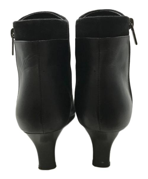 HIMIKO（ヒミコ）HIMIKO (ヒミコ) サイドファスナーブーツ　water massage　075619　HIMIKO　 ブラック サイズ:24.5cmの古着・服飾アイテム