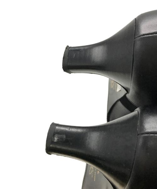 HIMIKO（ヒミコ）HIMIKO (ヒミコ) サイドファスナーブーツ　water massage　075619　HIMIKO　 ブラック サイズ:24.5cmの古着・服飾アイテム